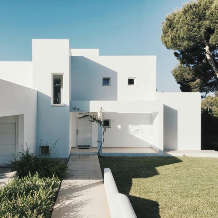 Two-story family house suited to a multigenerational home planning discussion
